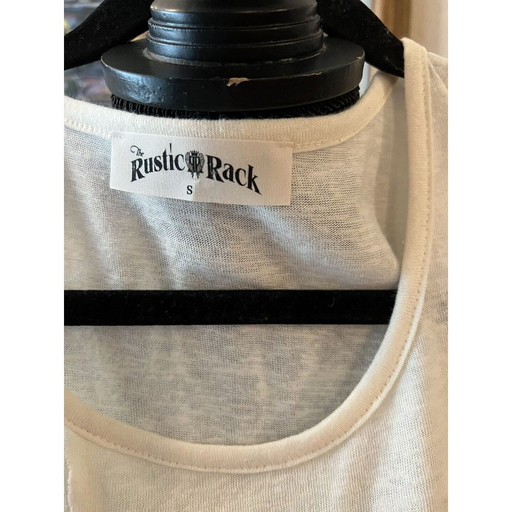 The Rustic Rack Off White Small Tank Top - Picture 3 of 4